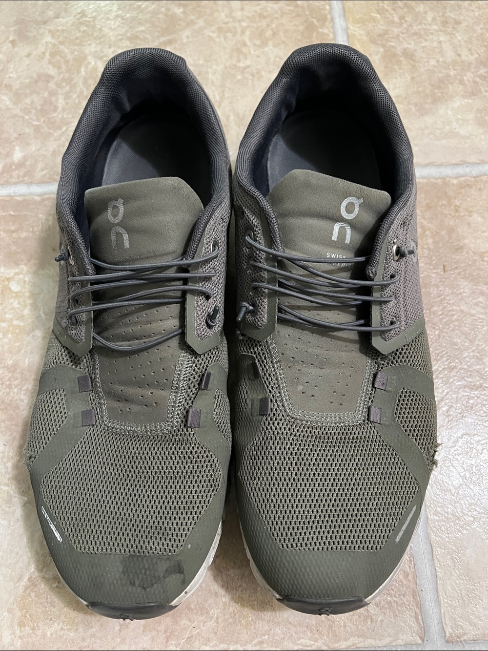 On Running Men’s Athletic Shoes in Olive